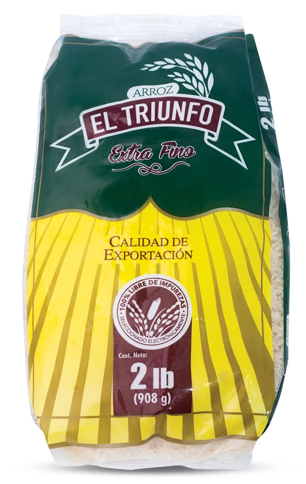Arroz El Triunfo extra fino 2 lb